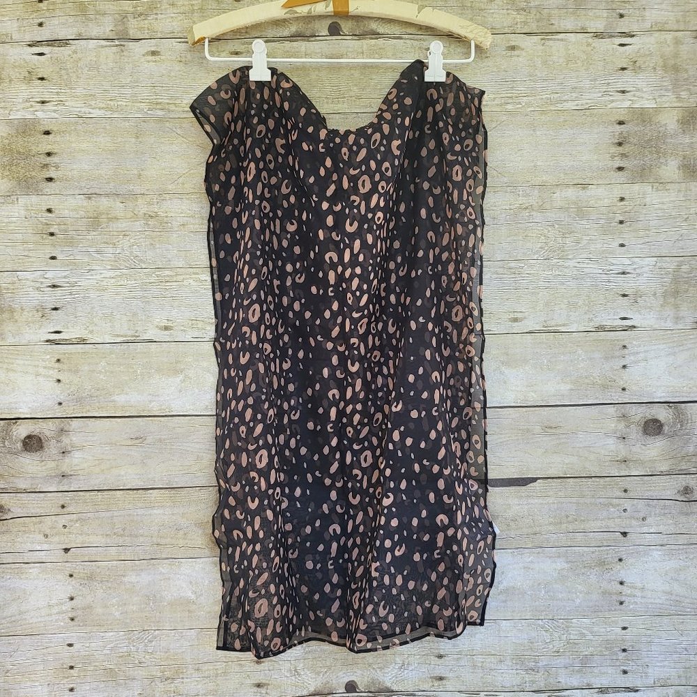 NWT Sseko Designs Leo Scarf - Chiffon Leopard Print Scarf